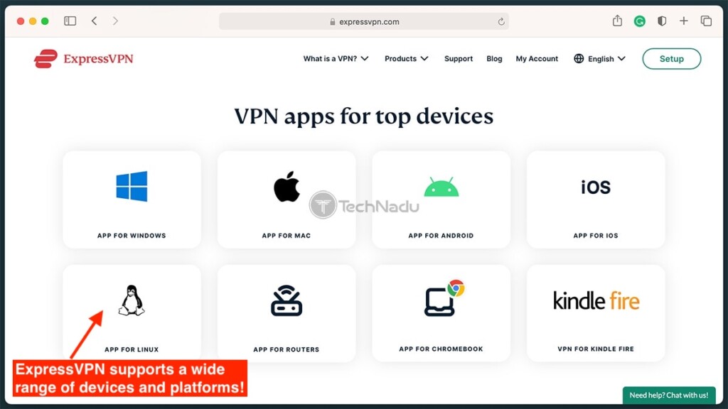 List of Supported ExpressVPN Devices