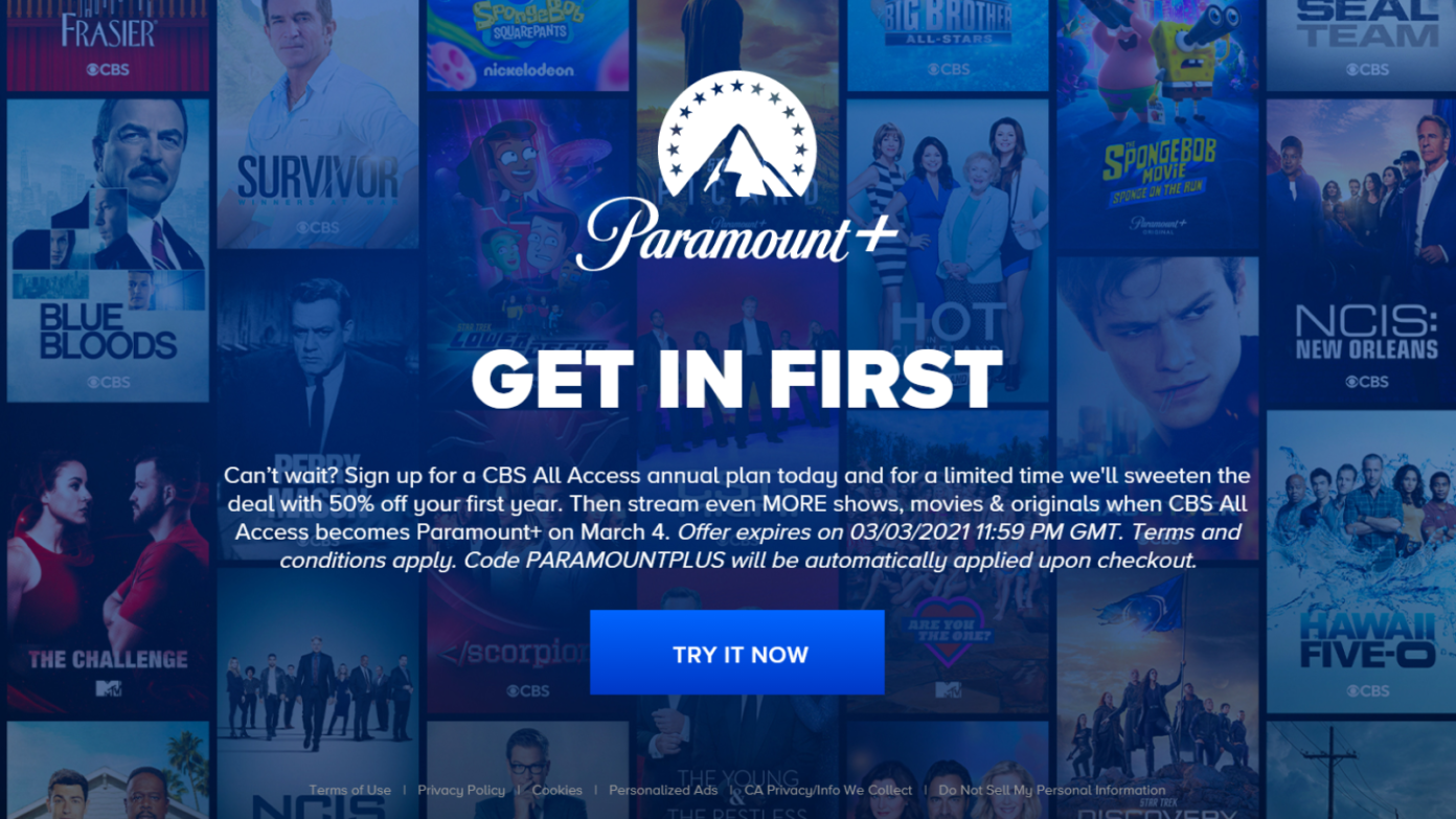 Paramount Plus Coupon Code Sign up Now and Get 50 OFF Before Its
