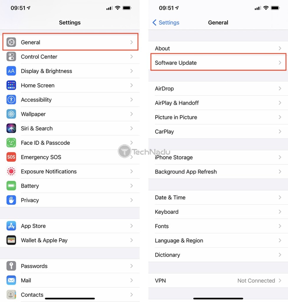 Steps to Check iOS Software Update