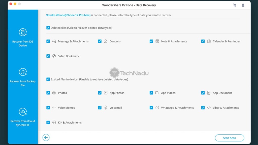 Types of Data Recoverable via Dr Fone Wondershare
