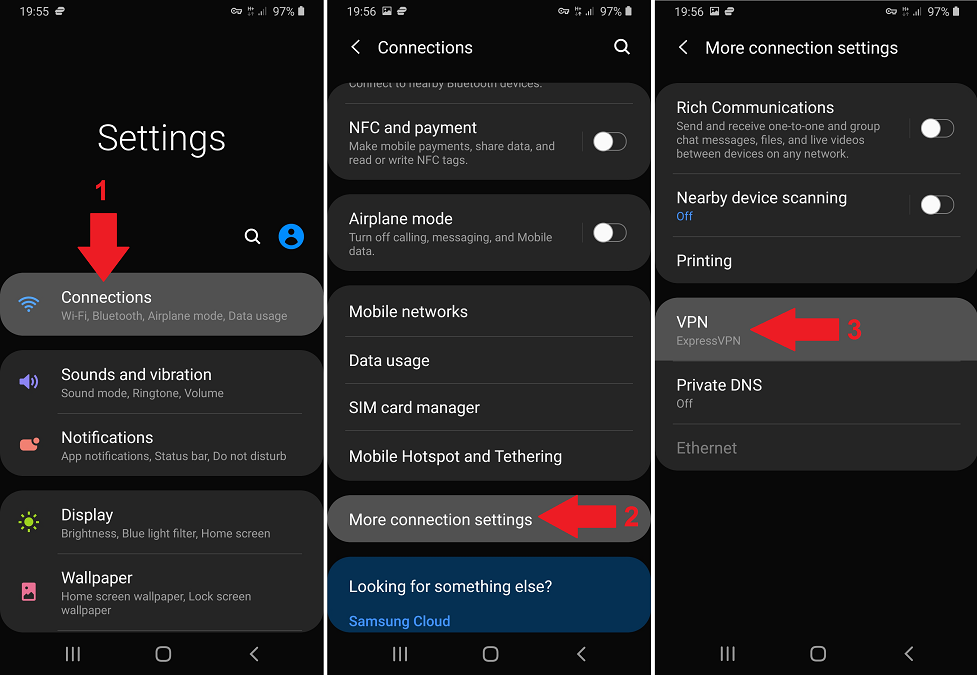 steps to keep VPN on all the time on Android