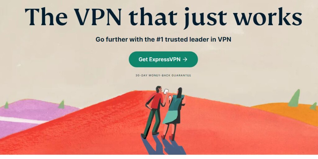 ExpressVPN homepage