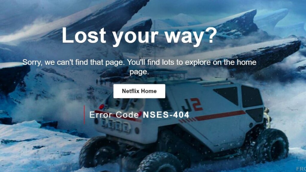 NSES-404 Error on Netflix