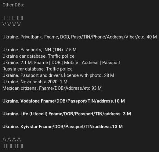 Hacker Selling 40 Million Ukrainian Bank Customer Records