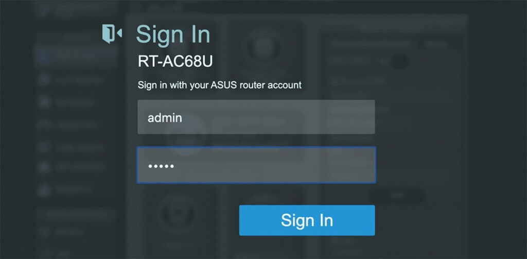 Accessing Asus Router Admin Panel