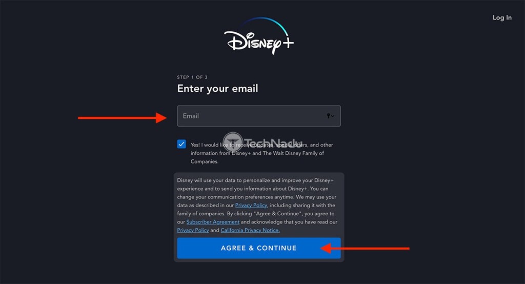 Creating Disney Plus Account