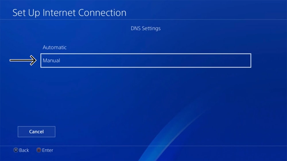 DNS Settings on PlayStation