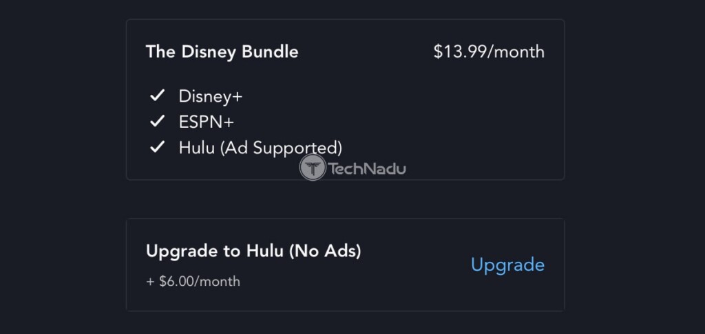 Disney Bundle Features and Prices