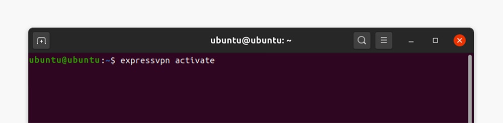 ExpressVPN Linux Activate Command
