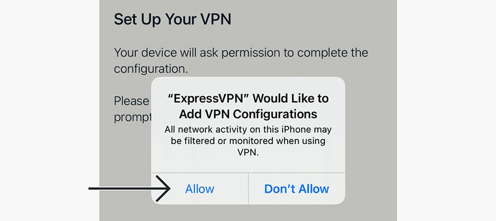 Installing ExpressVPN Configuration File on iOS