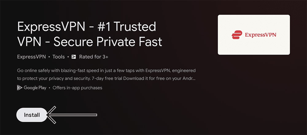 Installing ExpressVPN on Chromecast with Google TV