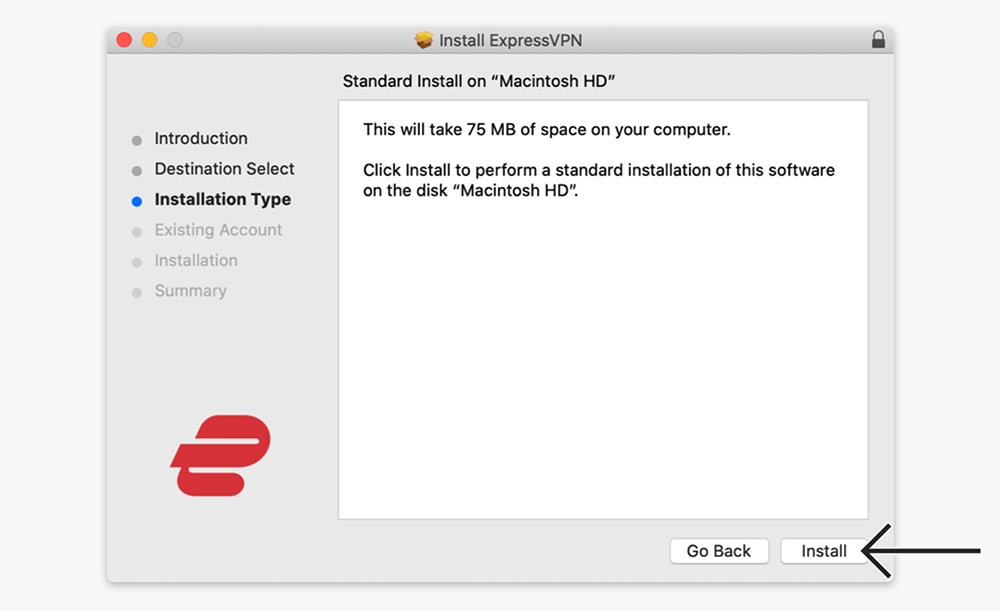 Installing ExpressVPN on macOS