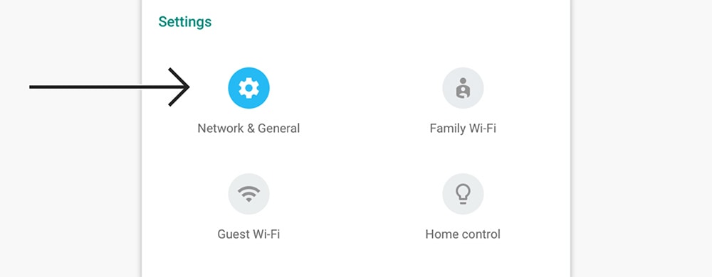 Network Settings for Google WiFi