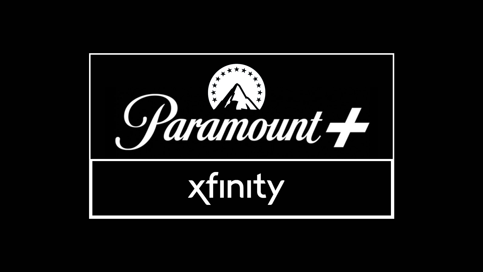 Paramount Plus and Xfinity Logotypes