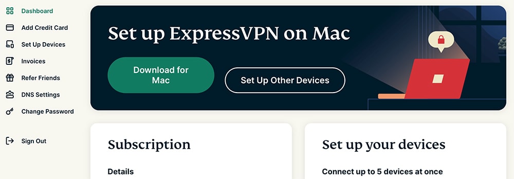 Setting Up Devices ExpressVPN Account Online