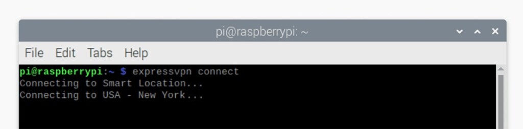 Connecting to ExpressVPN on Raspberry Pi