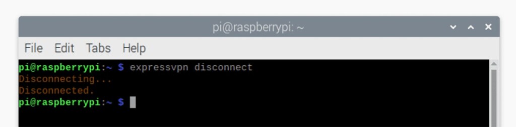 Disconnecting from ExpressVPN on Raspberry Pi