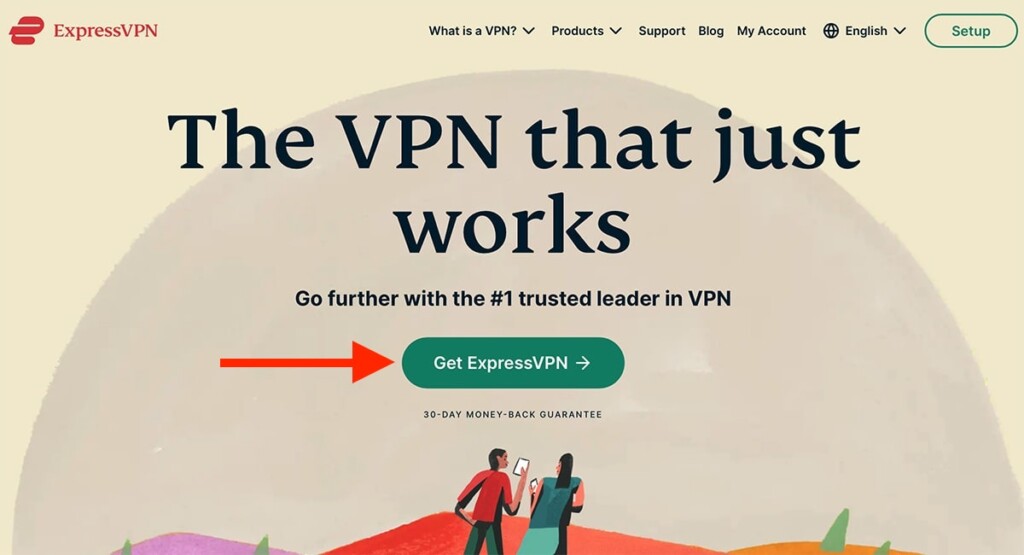 ExpressVPN Landing Page