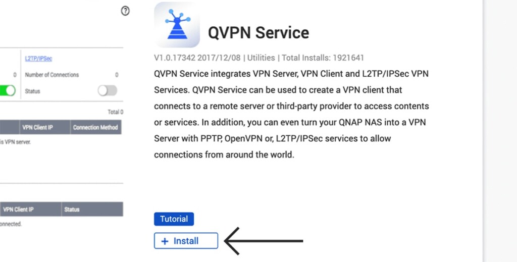 Installing QVPN on QNAP NAS