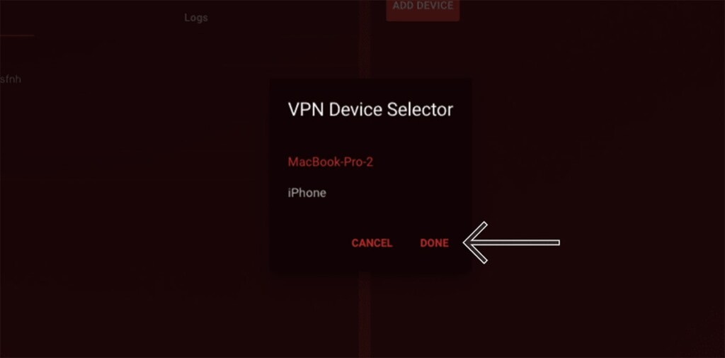 Selecting VPN Device for Netduma R2 Router