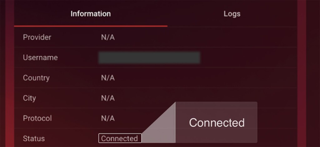 VPN Status Connection on Netduma R2