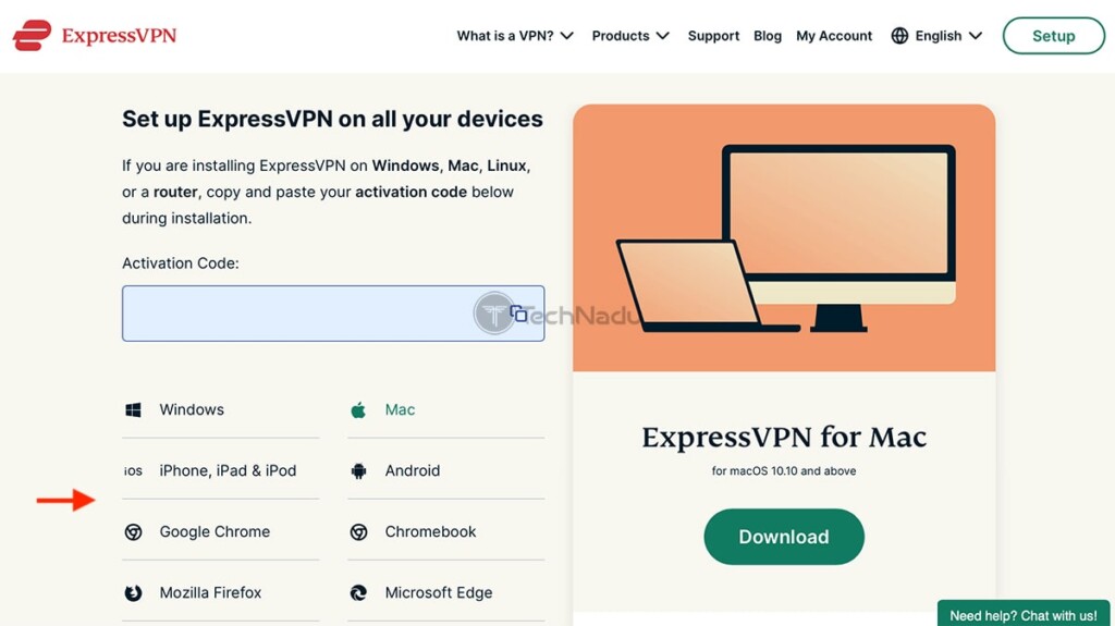Downloading ExpressVPN from Its Website
