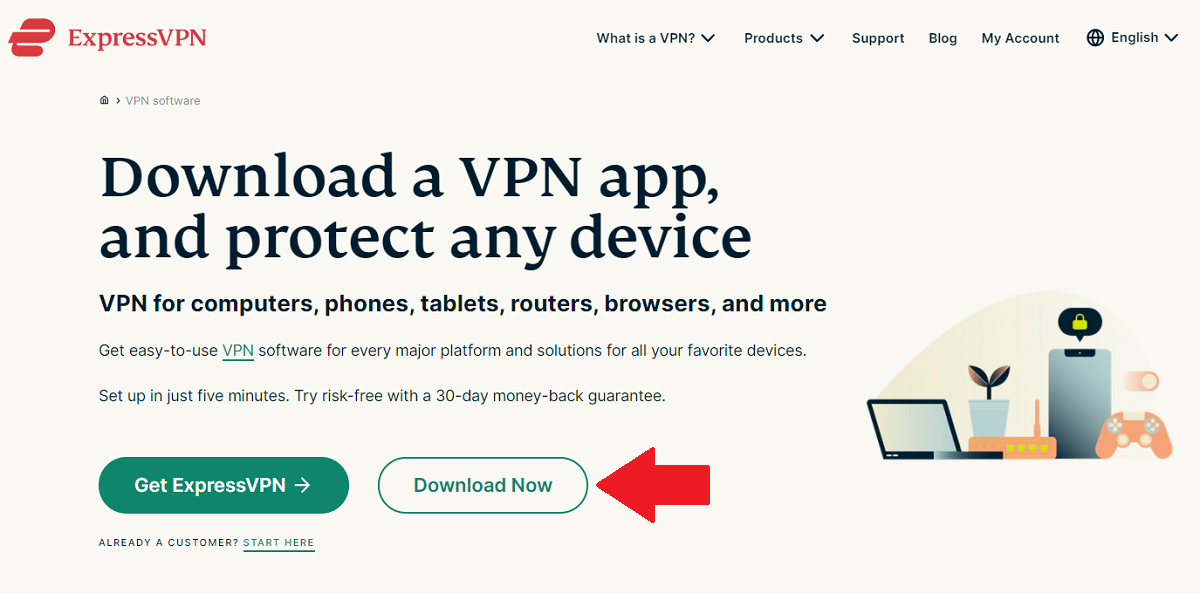 how to download ExpressVPN from their website