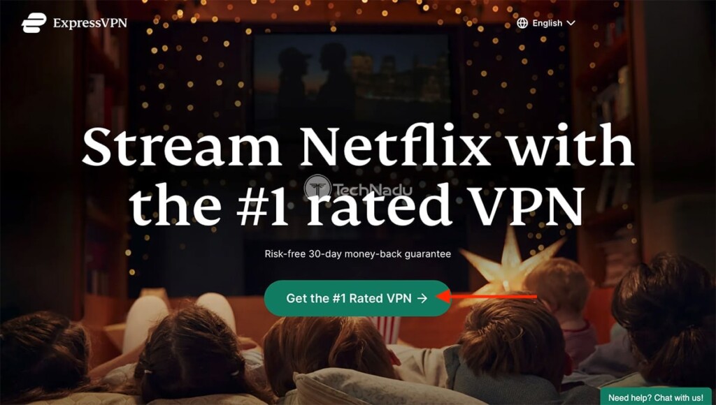 ExpressVPN Netflix Landing Page