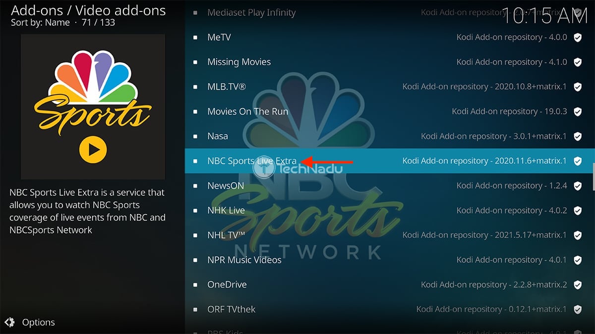 NBC Sports Live Extra Kodi Addon How To Install It on Kodi