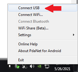 how to share vpn connection from android to pc using pdanet+