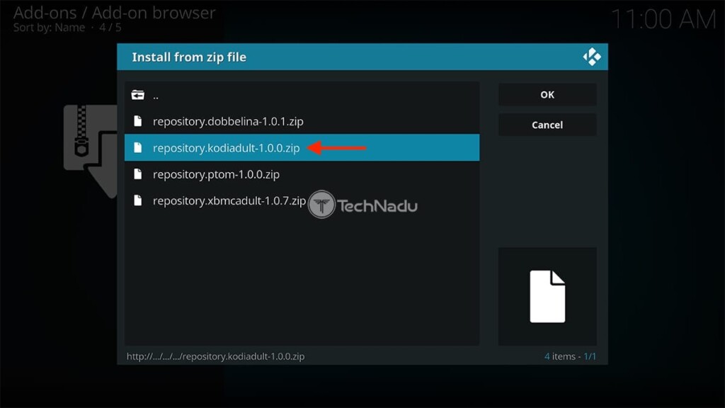 Accessing Fusion Repository on Kodi