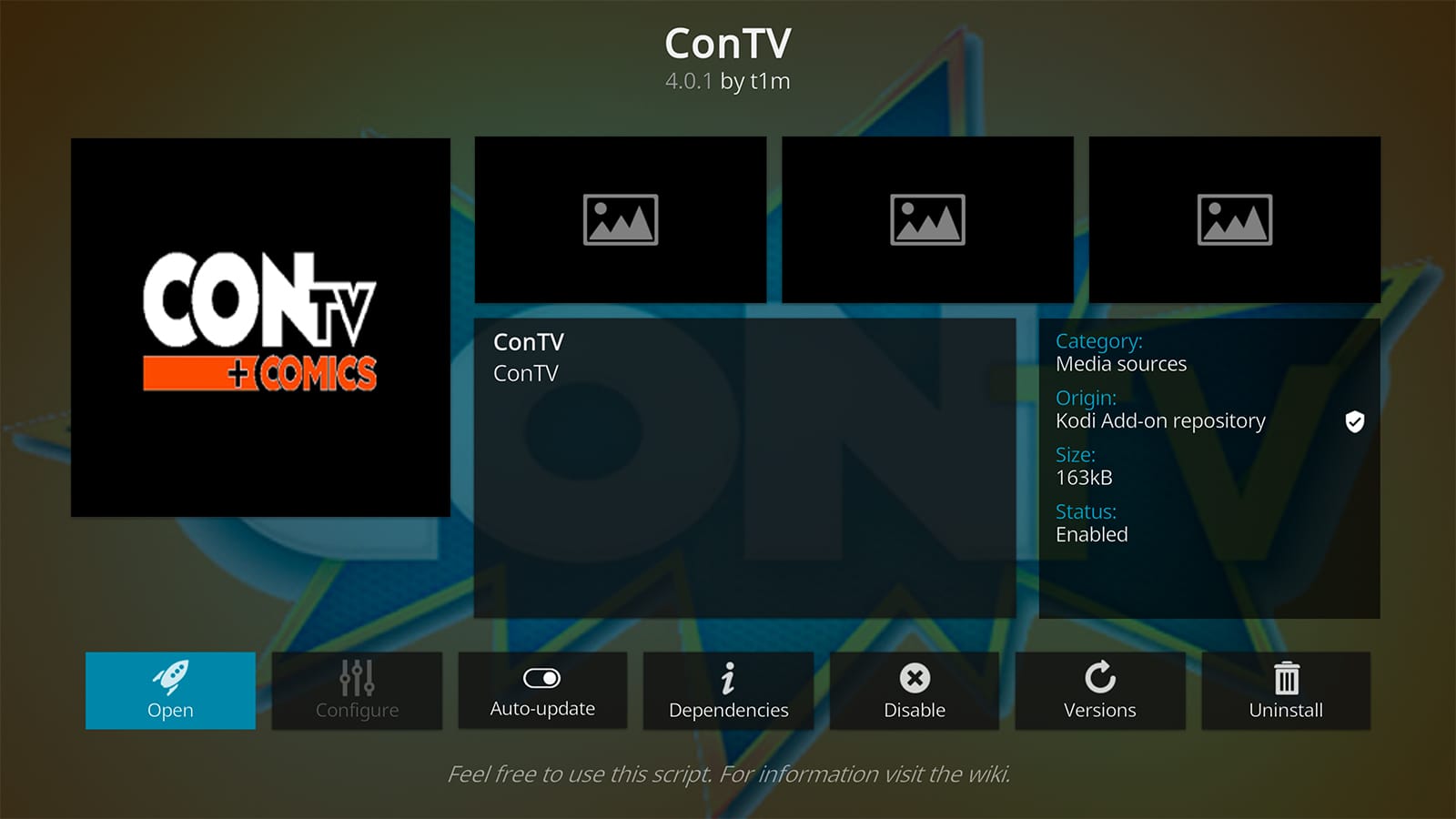 ConTV Kodi Addon