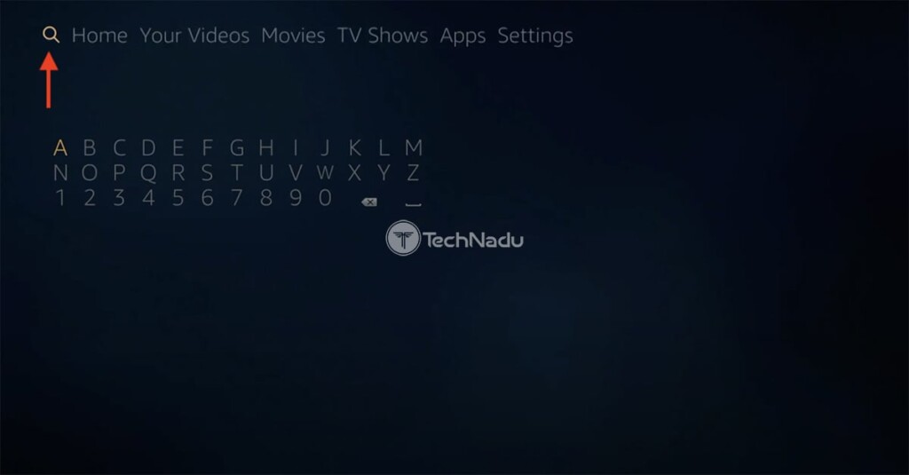Finding NordVPN Using Fire TV Search Option