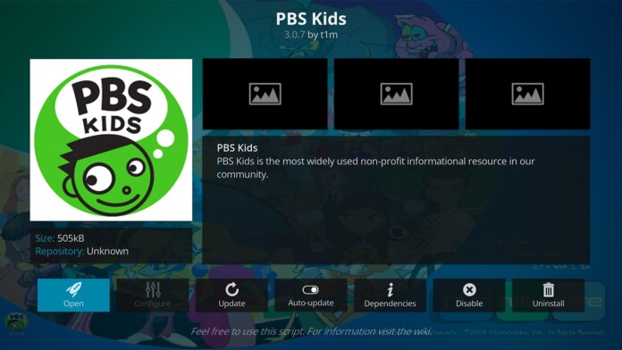 PBS Kids Kodi Addon