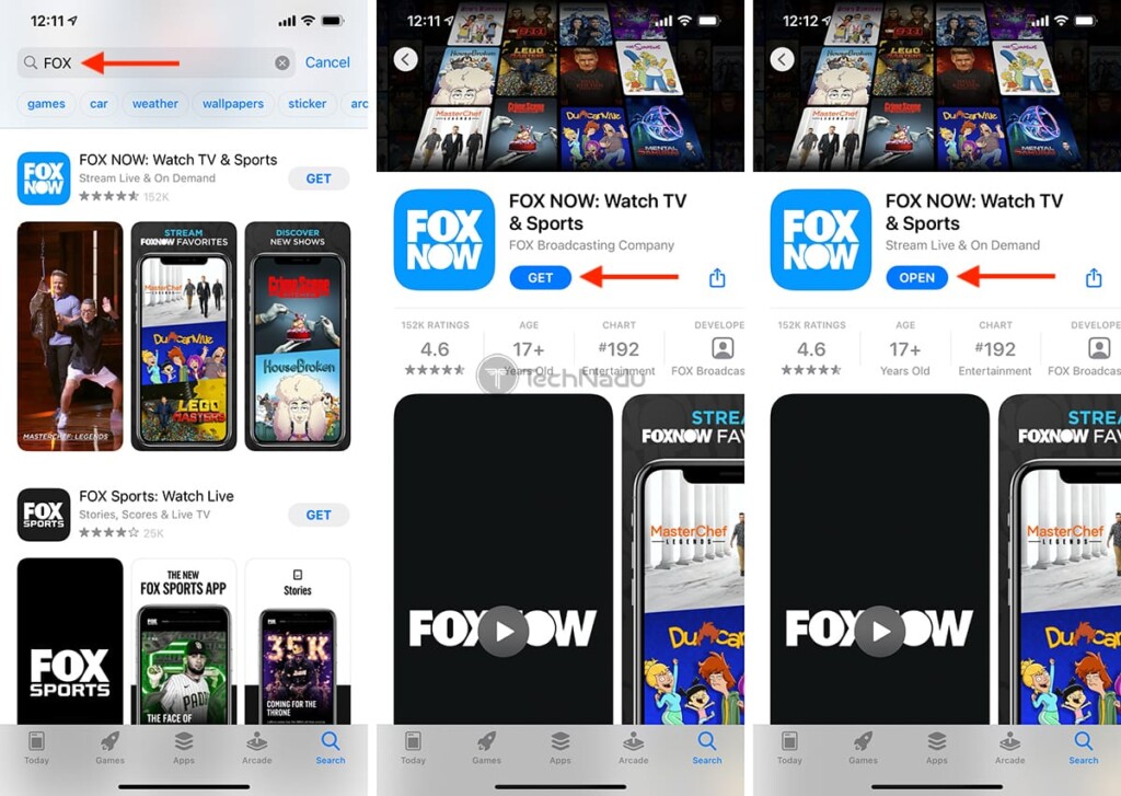 Steps to Download FOX TV on iPhone