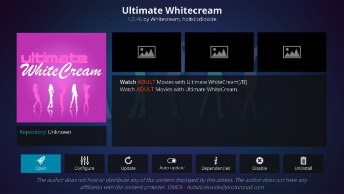 Ultimate Whitecream Kodi Addon