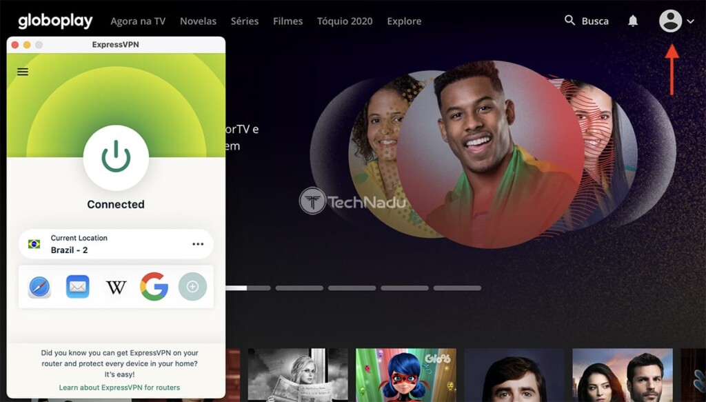 Accessing Globoplay Outside Brazil Using ExpressVPN