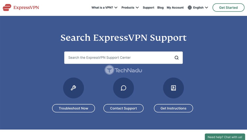 ExpressVPN's Customer Support Portal