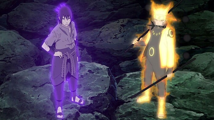 Naruto and Sasuke with Six Paths