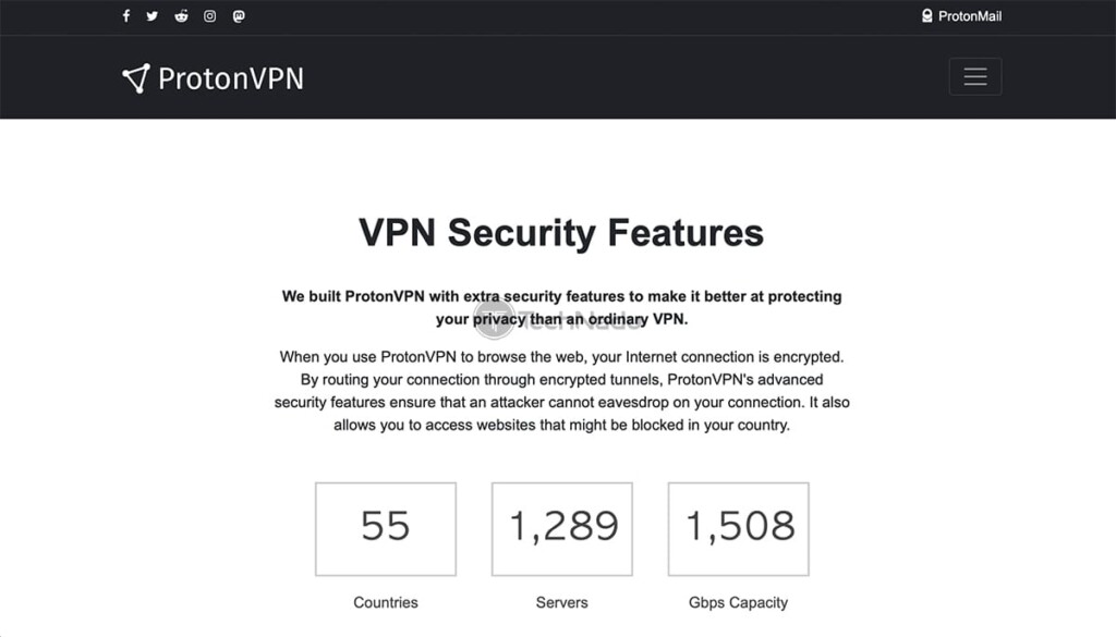 ProtonVPN Number of Servers