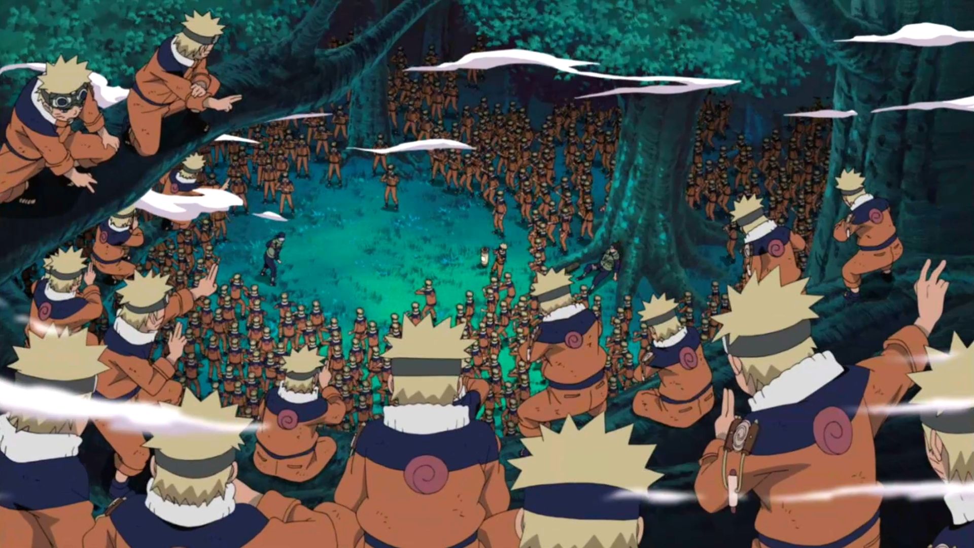 Shadow Clone Jutsu in Naruto