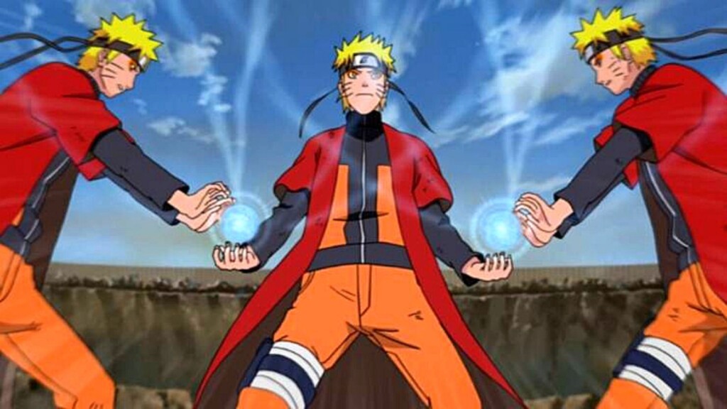 Shadow Clones in Sage Mode in Naruto