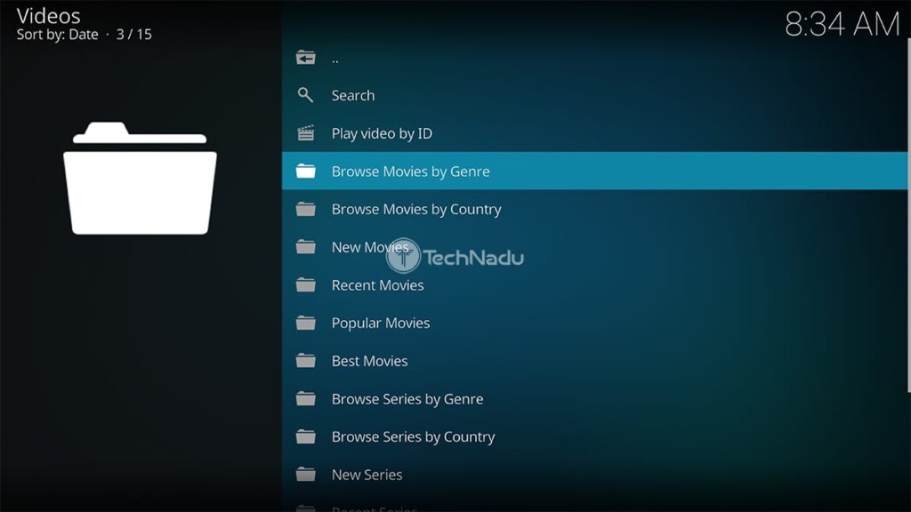 VIKI for Kodi Home Screen