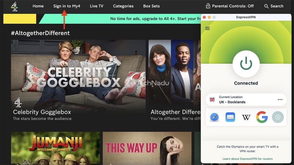 Watching Channel 4 Outside the UK Using ExpressVPN
