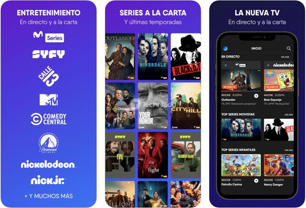 fuboTV Espana Promo Images from iOS App Store