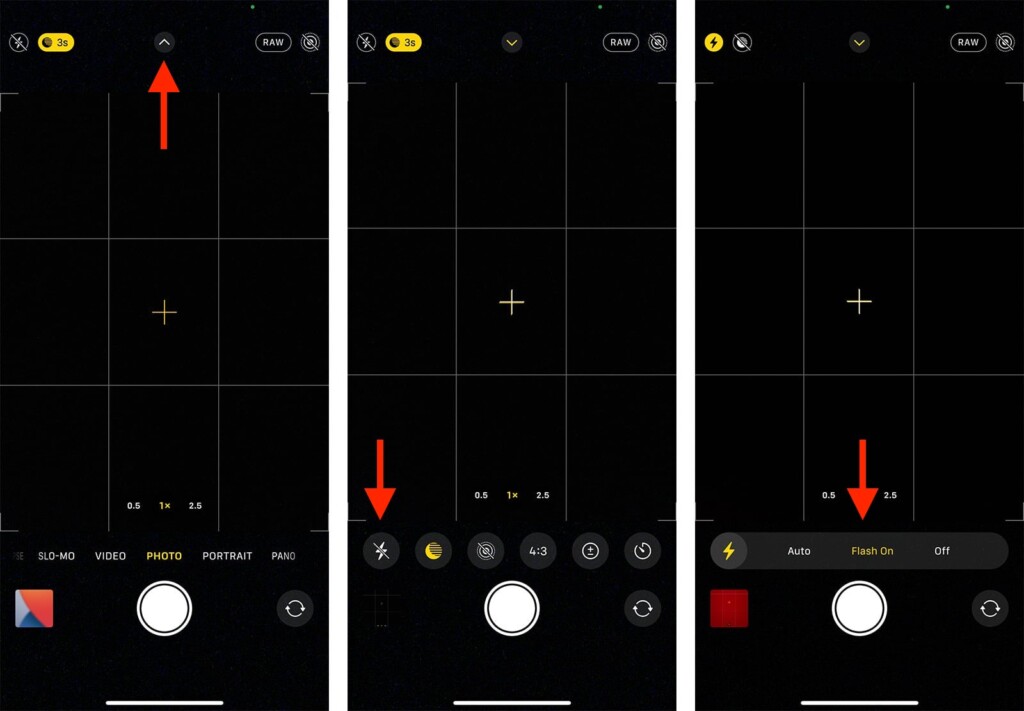 Steps to Enable Flash on iPhone's Back Camera
