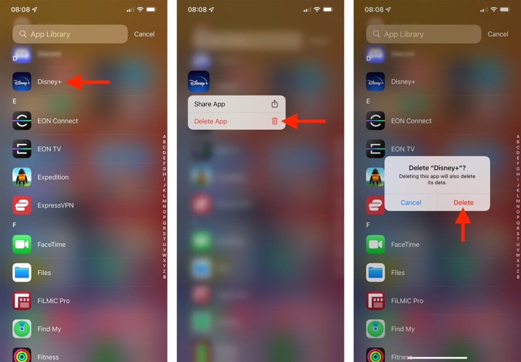 Steps to Remove iPhone Apps from App Library