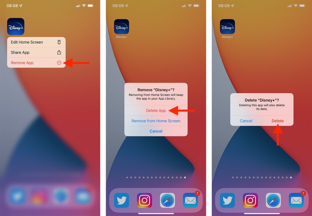 Steps to Remove iPhone Apps from Home Screen