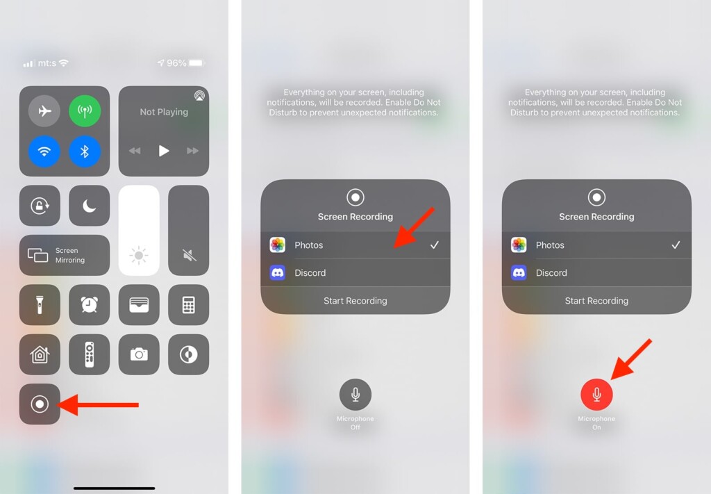 Steps to Set Up Screen Recording on iPhone