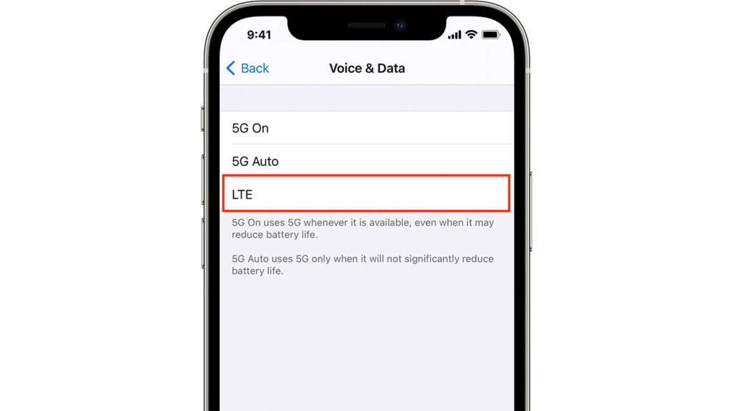 Steps to Turn Off 5G on iPhone